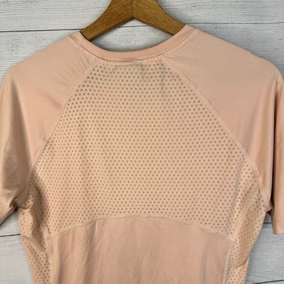 Columbia Womens Small Maplegate Short Sleeve Stretch T-shirt Top Hiking Pink - Picture 5 of 8